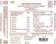 CZECHO-SLOVAK RADIO SYMPHONY ORCHESTRA (BRATISLAVA) SPANISH FESTIVAL NEW CD