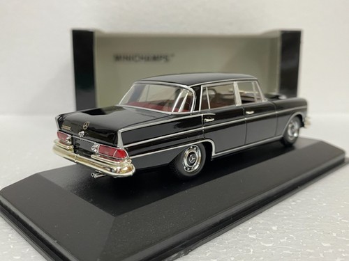 Minichamps Mercedes Benz 300 SE Lang black 1965 diecast 1:43 scale model car - Picture 9 of 11