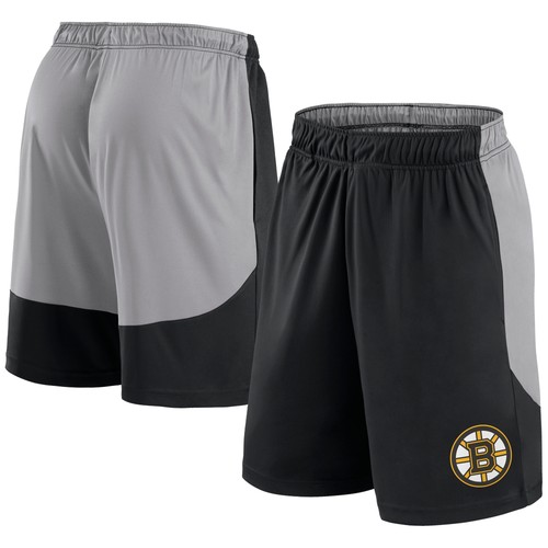 Men's Fanatics Black Boston Bruins Go Hard Shorts - Bild 1 von 3
