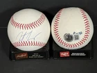 Jonathon Long Cubs Auto Signed Baseball Beckett Witness Hologram