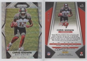 2017 Panini Prizm Rookies Blue Wave Prizm /149 Chris Godwin #243 Rookie RC