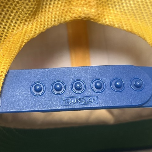 VTG Sports Specialties Los Angeles Rams LA 80s Colorblock Trucker Mesh Snap Hat - Picture 6 of 11