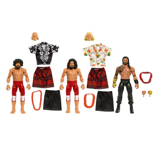 WWE Elite Samoan Dynasty Pack 3 Action Figuren Set - Bild 4 von 4