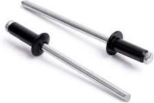 100Pcs 1/8" X 3/8" Aluminum Blind Rivets, 3.2 X 10Mm Pop Rivets, Pack of 100 (Bl