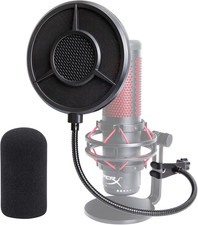 Quadcast Pop Filter Foam Windscreen - 5.5 Inch Diam 6 Layers Pop Filter