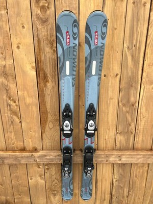 Alpine Downhill Snow Ski SALOMON VERSE 51'' Long Skis 140 cm with Bindings
