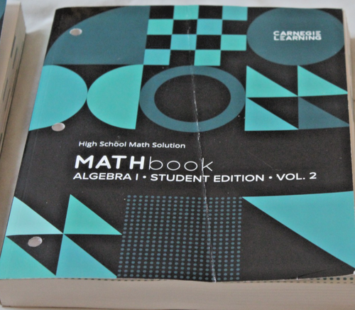 Carnegie Learning Highschool Math Solution Algebra 1 Student & Teacher Book Set - Picture 4 of 5