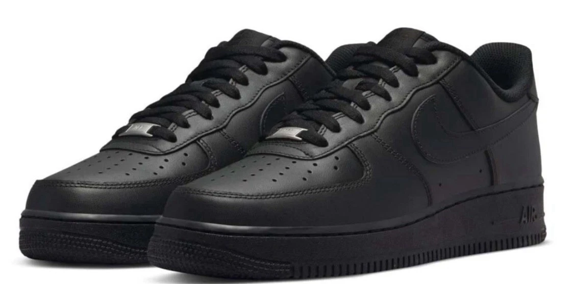Preços baixos em Nike Air Force 1 '07 Triple Black | eBay
