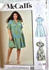 MCCALLS PATTERN 8385 DRESSES WOMENS SIZES 20W 22W 24W 26W 28W   UNCUT  NEW  FF