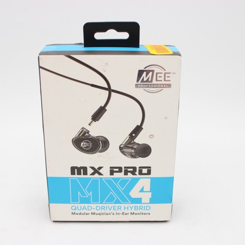 MEE Professional MX4 Pro In-Ear Monitors Black MX4PRO-BK - Picture 1 of 9