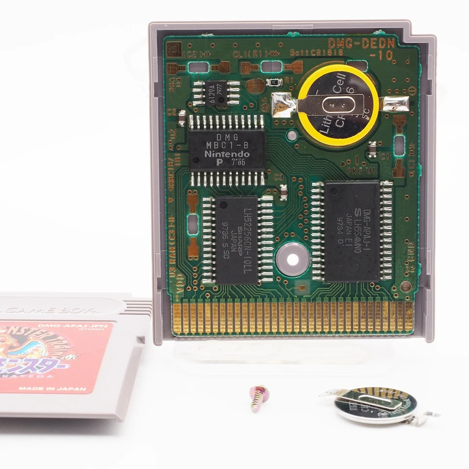 Nintendo Game Boy Japanese Pokemon Red or Green in Box Manual Map NEW BATTERY - Image 3 of 3