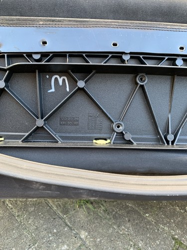 Original BMW 3er E46 Cabrio elektrische Verdecke Dach Schwarz Heckscheibe - Bild 11 von 13