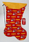 GIANT CHRISTMAS STOCKING NFL KANSAS CITY CHIEFS PRINT, NEW HANDMADE USA