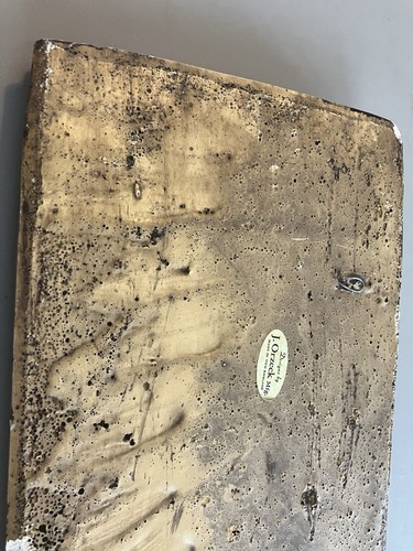 Vintage J Orzeck 18”x8.5” US Cavalry Colt 44 Guss Wandbehang - Bild 8 von 13