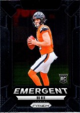 Bo Nix 2024 Prizm Emergent Rookie Card #3 - Broncos