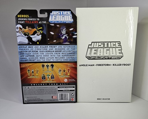 DC Justice League Unlimited Firestorm Killer Frost & Angle Man Mattel (Vintage) - Picture 2 of 2