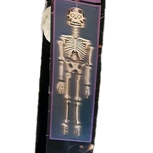Vtg 36" Janglin Bones Skeleton Sound Activated Flashing Lights Shaking & Sounds - Picture 12 of 12