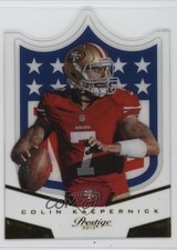 2013 Panini Prestige NFL Acetate Die-Cuts Colin Kaepernick #20 Shield rs2