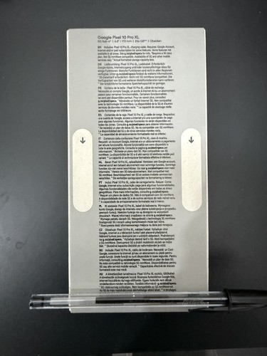 Google Pixel 10 Pro XL Obsidian Black 256GB Unlocked | Brand New Sealed ✅ - Picture 2 of 4