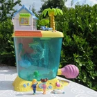 Mini Polly Pocket Dolphin Island 100% Complete Aquarium Bluebird