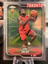 2024-25 Topps Chrome Basketball Jamal Shead-#174 RC Base. Toronto