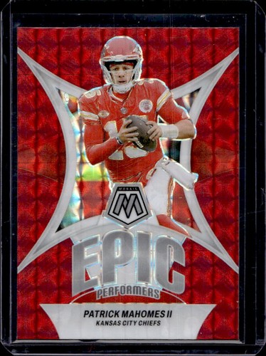 2024 Panini Mosaic Patrick Mahomes II Epic Performers Red #EP-PH Chiefs