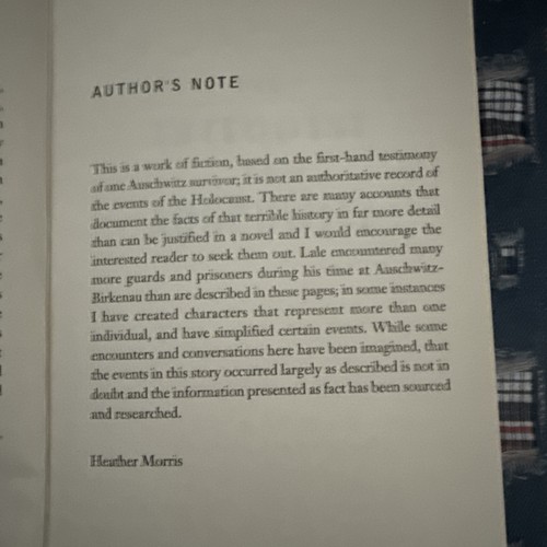 THE TATTOOIST OF AUSCHWITZ story of Lale Sokolov. Incredible book - Picture 5 of 13