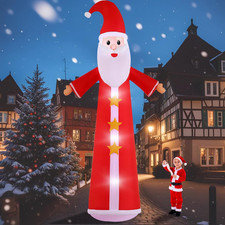 12FT Christmas Inflatables, Giant Santa Christmas Inflatable Outdoor Decoration,