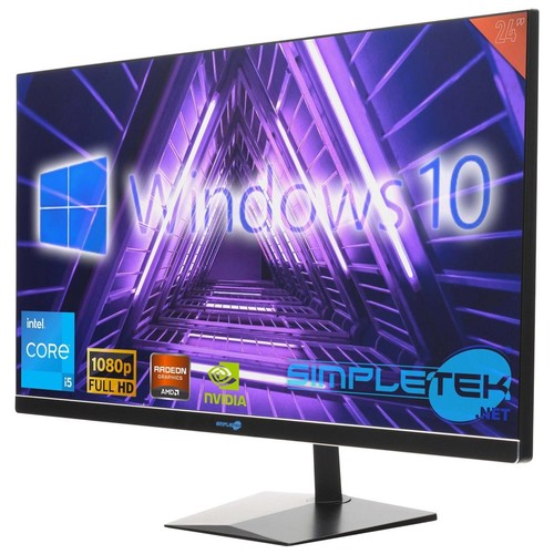 Tout en Un I5 24 " Windows 10 RAM 8 Go SSD 120 Ordinateur Fixe Editing Gaming_ - Photo 2/11