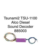 Soundtraxx TSU-1100 Tsunami2 Digital Sound & DCC Decoder : Alco Diesel 885003