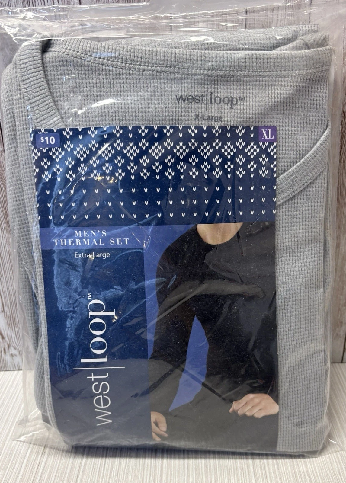 West Loop Gray Men's Two-Piece Thermal Underwear Set Size Xlarge. FREE SHIPPING
Opens in a new windo