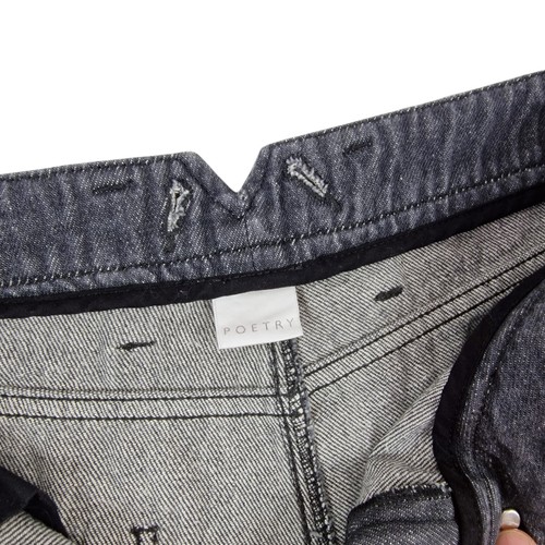 Poetry Barrel Leg Jeans UK 12 Faded Indigo Denim High Waist Tapered Damen - Bild 8 von 14