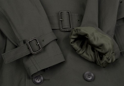 Yohji Yamamoto NOIR Asymmetry Trench Coat Size 2(K-107767) - Picture 7 of 12