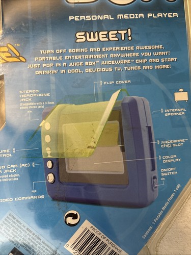 Juice Box Reproductor multimedia personal MP3 JPEG SELLADO DE FÁBRICA 2004 Y ENVÍO GRATUITO - Imagen 6 de 8