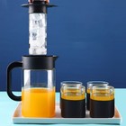 Beständige Transparenter Glaskessel Kaffeekanne mit rostfreiem Sieb