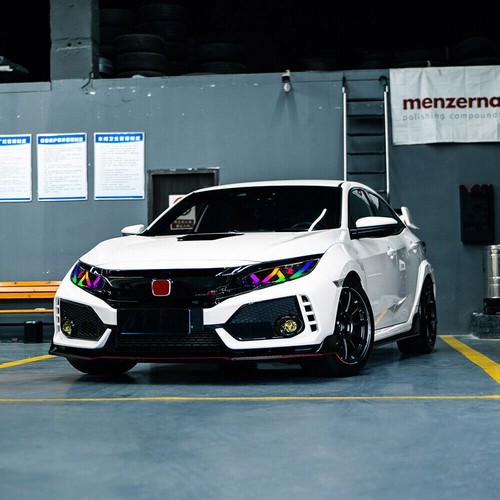 Par de faros LED secuenciales RGB para Honda Civic 10ª generación 2016-2021 - Imagen 12 de 12