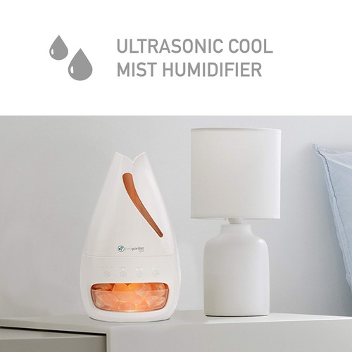 PureGuardian Himalayan Salt Lamp, Ultrasonic Cool Mist Humidifier with Aromat... - Picture 3 of 10