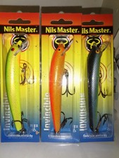 Lotto 3 Minnows Esca Artificiale Spinning Traina Luccio Trota Siluro