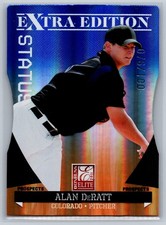 Alan DeRatt 2011 Donruss Elite Extra Edition Blue Status Die Cut /100 #166
