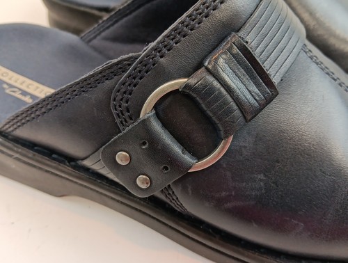 Collection by Clarks Shoes Mules Women's Size 8 Black Comfort Soft Cushion # - Picture 21 of 24