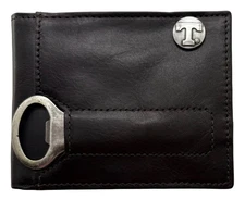 Tennessee Volunteers Genuine Leather Bifold Wallet with Concho by Enmon-New