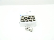 Box Of 10 Swagelok SS-1010-6 Stainless Pipe Union 5/8in Tube