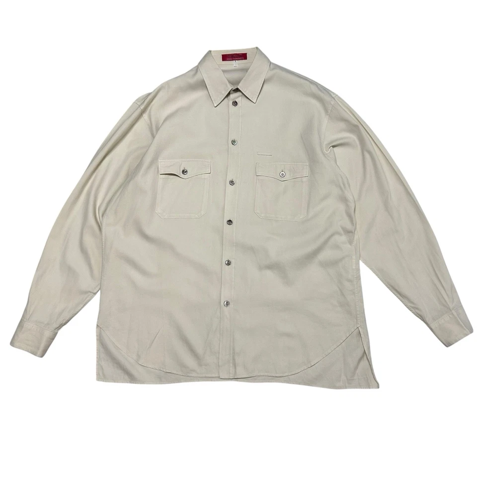 563 90s Yohji Yamamoto Y's for men shirt men Off-white archive vintage rare - Image 3 of 4