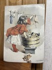 Ivory Soap Girl Washing Maud Humphrey Tin Metal Sign Balloon Corp 1995 Vtg