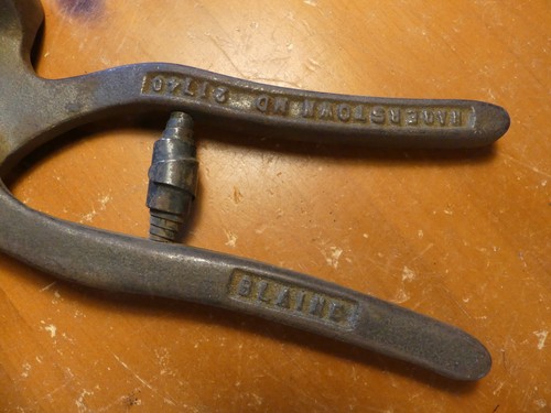 Vintage Blaine Plate Glass Breaking & Running Pliers Tool – Hagerstown MD USA 8. - Picture 2 of 13