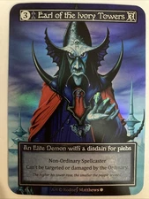 Sorcery Contested Realm Gothic Earl of the Ivory Towers Elite FOIL