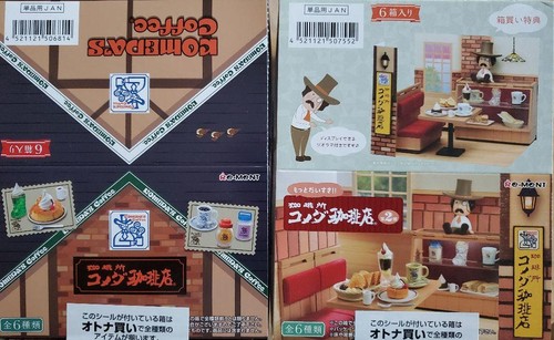 Komeda Coffee Shop Miniature Set - 12 Assorted Items, Complete Box