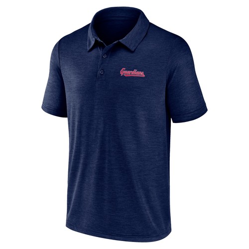 Men's Navy Cleveland Guardians Lightweight Unstoppable Polo - Picture 2 of 3