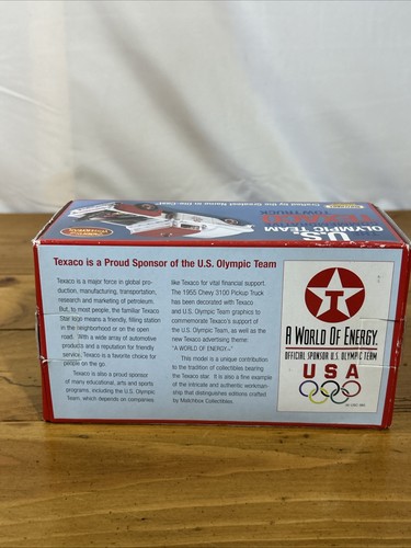 Matchbox Collectibles US Olympic Team commemorativo 1955 Texaco rimorchio camion NUOVO - Foto 4 di 7