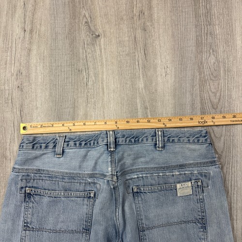 Vintage American Eagle Outfitters Jeans Men's 34 x 32 Blue Distressed y2k 2000s - 第 11/14 張圖片